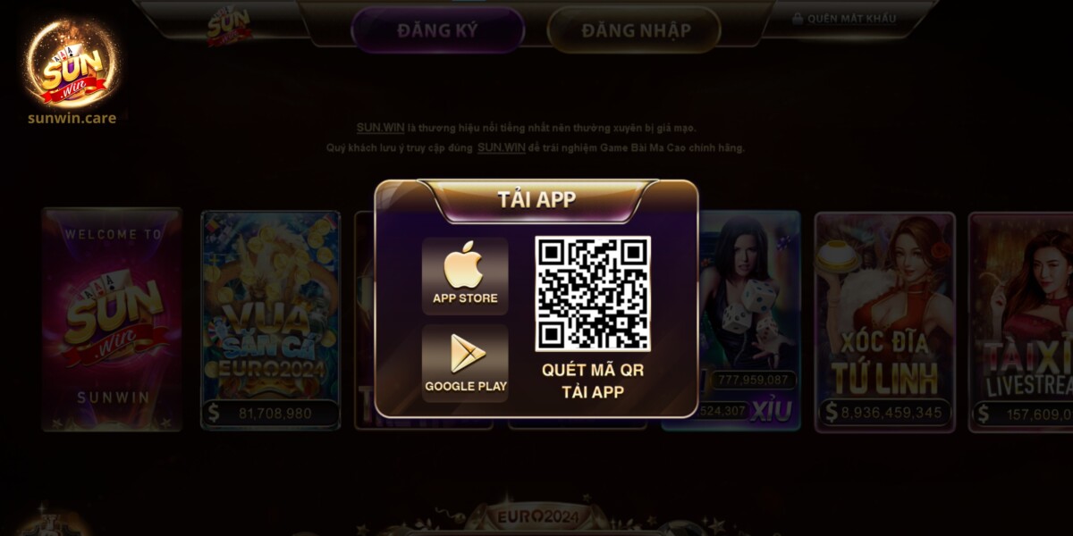 Link Tải Sunwin - Trải Nghiệm Game Bài Ma Cao Trên Android Và Ios 4 Quét mã QR để tải ứng dụng về điện thoại thông minh